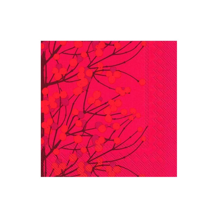 Lumimarja napkin 33x33 cm 20-pack - Red - Marimekko