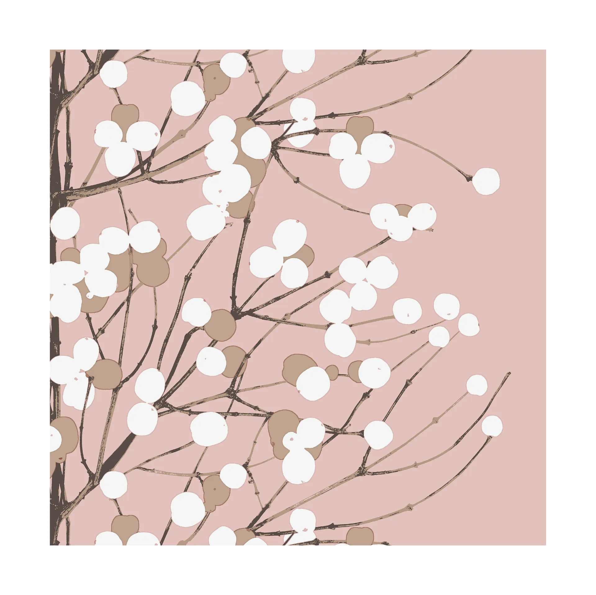 Lumimarja napkin 33x33 cm 20-pack, Rose Marimekko