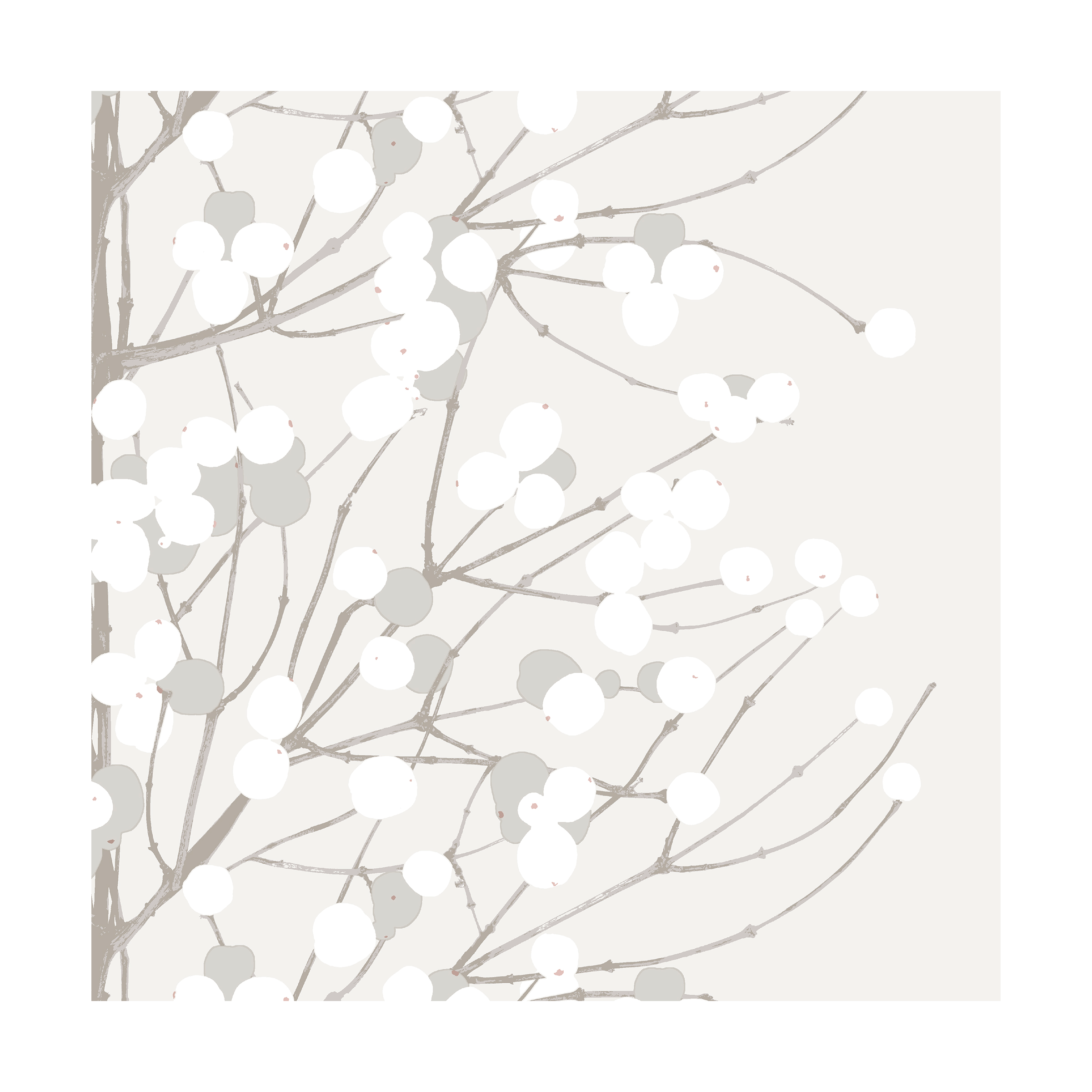 marimekko - marimekko マリメッコ LUMIMARJA Lumimarja napkin 33x33 cm 20-pack from Marimekko