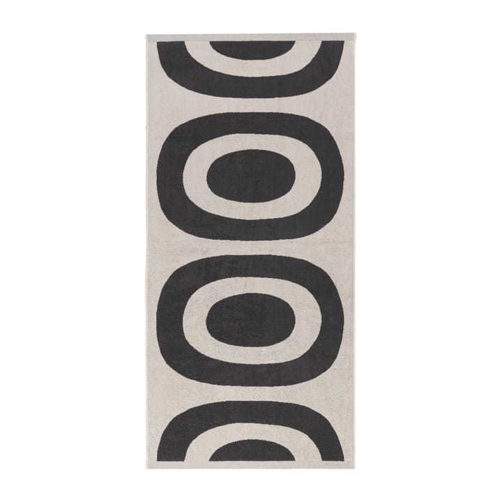 Melooni bath towel 70x150 cm, Charcoal-off white Marimekko