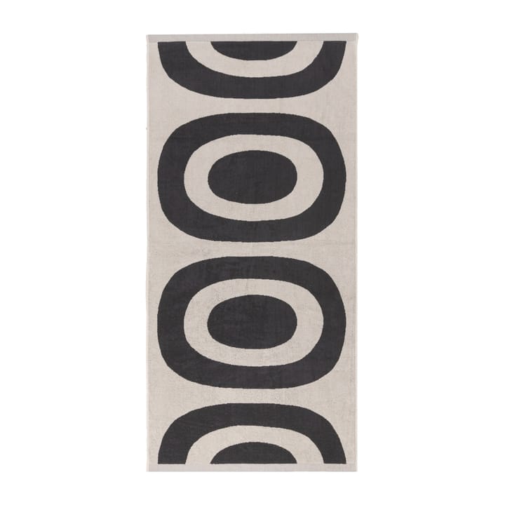 Melooni bath towel 70x150 cm - Charcoal-off white - Marimekko