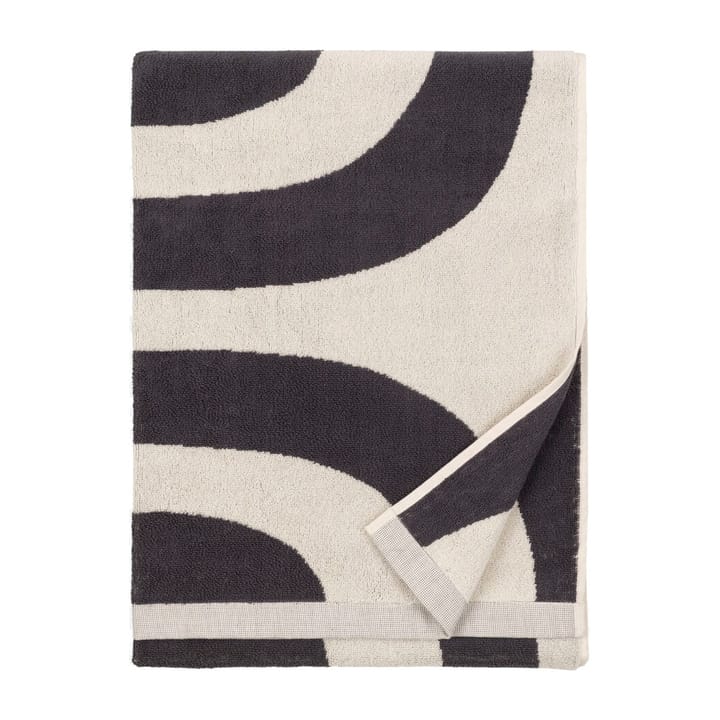 Melooni bath towel 70x150 cm, Charcoal-off white Marimekko