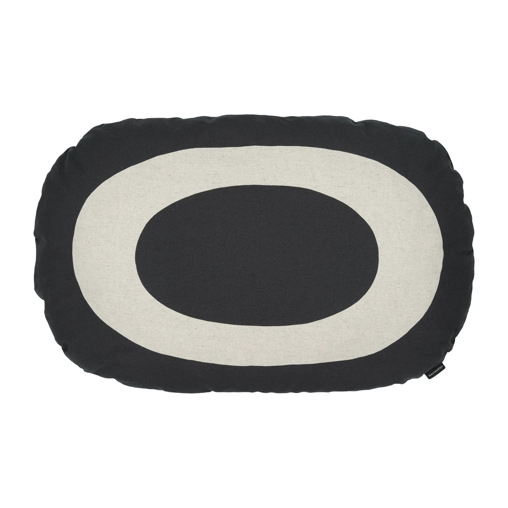Melooni cushion 47x70 cm, Linen-charcoal Marimekko