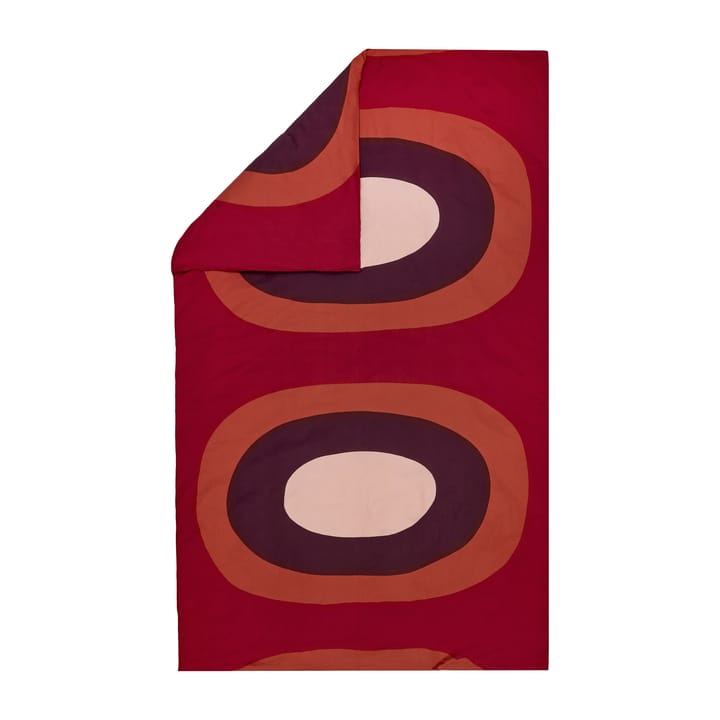 Melooni duvet cover 210x150 cm, red-brown-purple Marimekko