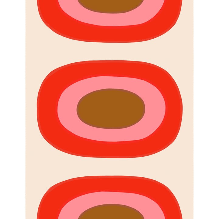 Melooni fabric cotton - red-pink - Marimekko