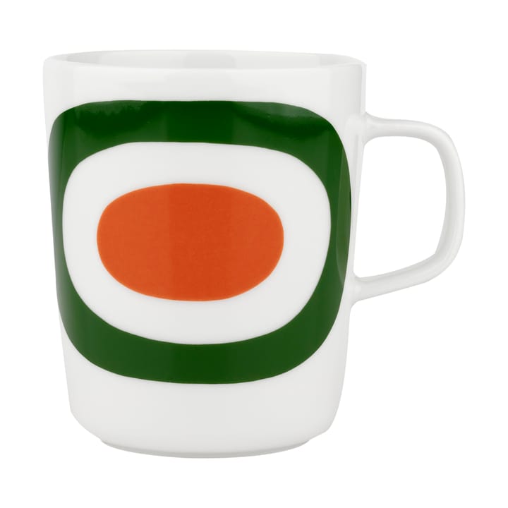 Melooni mug 25 cl - White-green-orange - Marimekko
