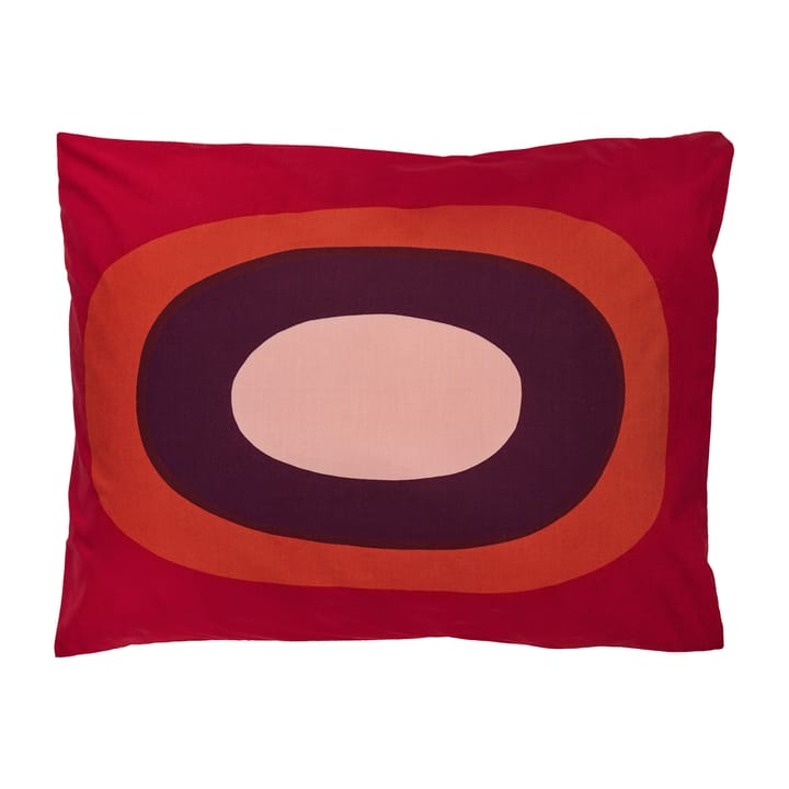 Melooni pillowcase 60x50 cm - red-brown-purple - Marimekko