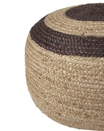 Melooni pouffe jute - Jute-dark brown - Marimekko