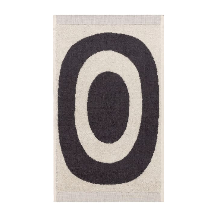 Melooni towel 30x50 cm - Charcoal-off white - Marimekko