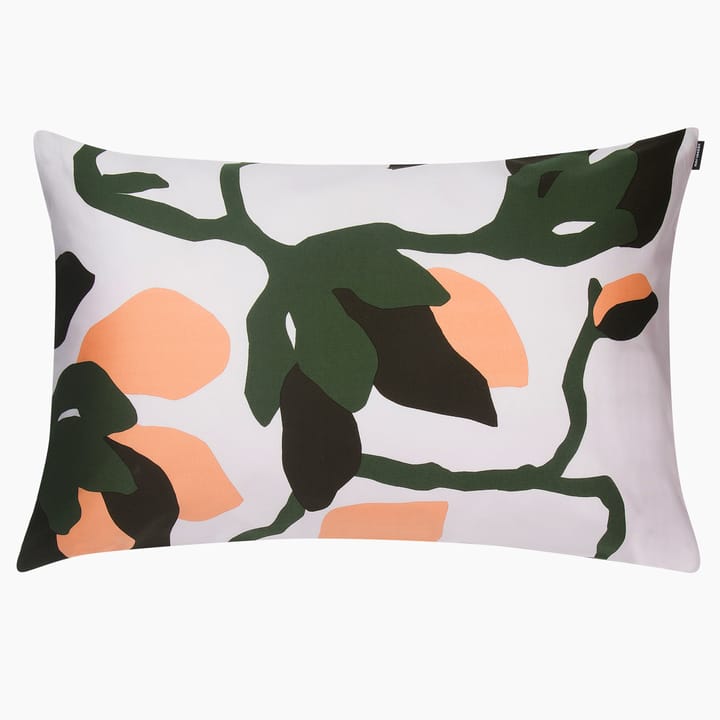Mielitty cushion cover 40x60 cm - white-green-apricot - Marimekko