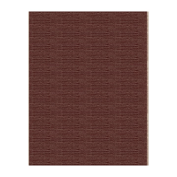 Mini Räsymatto fabric - Burgundy-white-beige - Marimekko