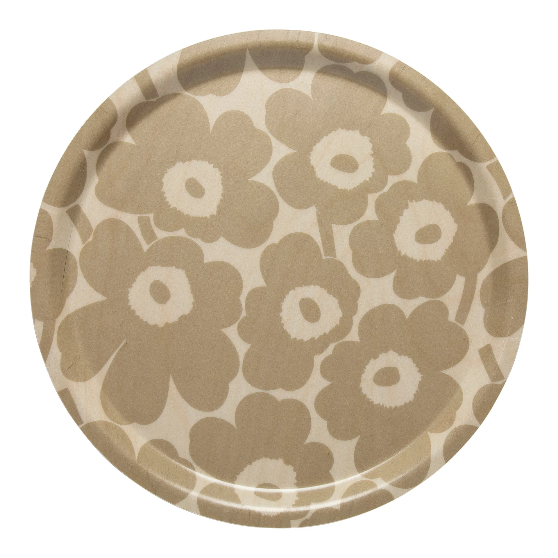 Mini Unikko tray, Light brown-beige Marimekko