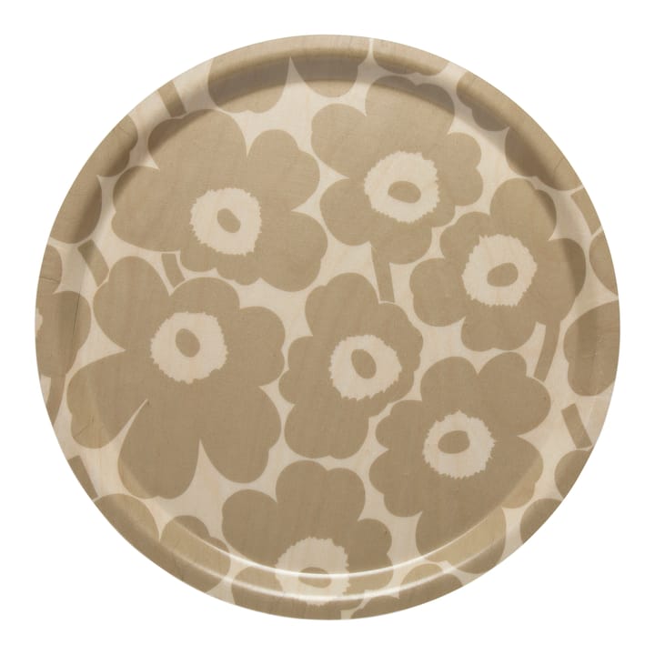 Mini Unikko tray - Light brown-beige - Marimekko