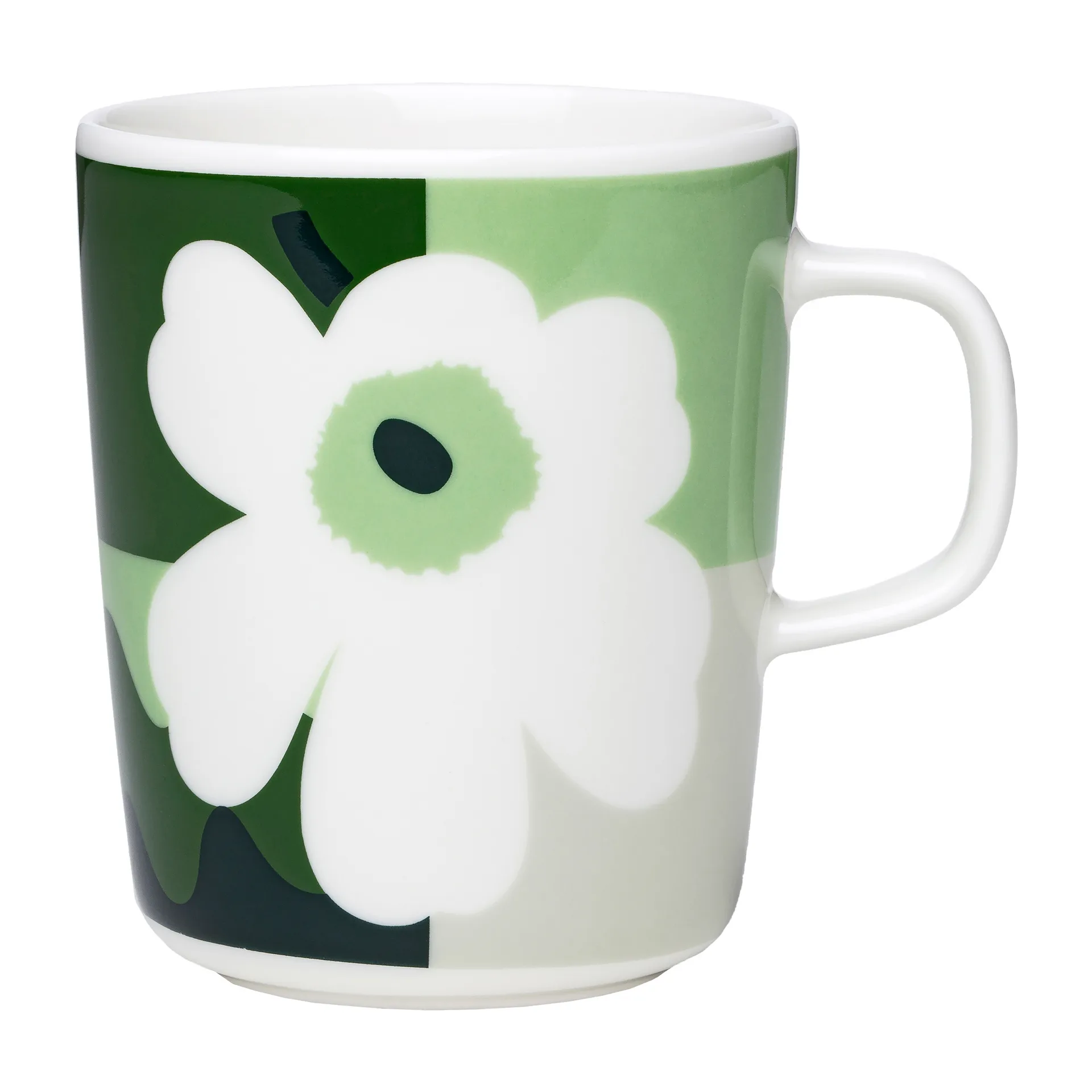 MM Co-Created mug 25 cl, White-green-black Marimekko