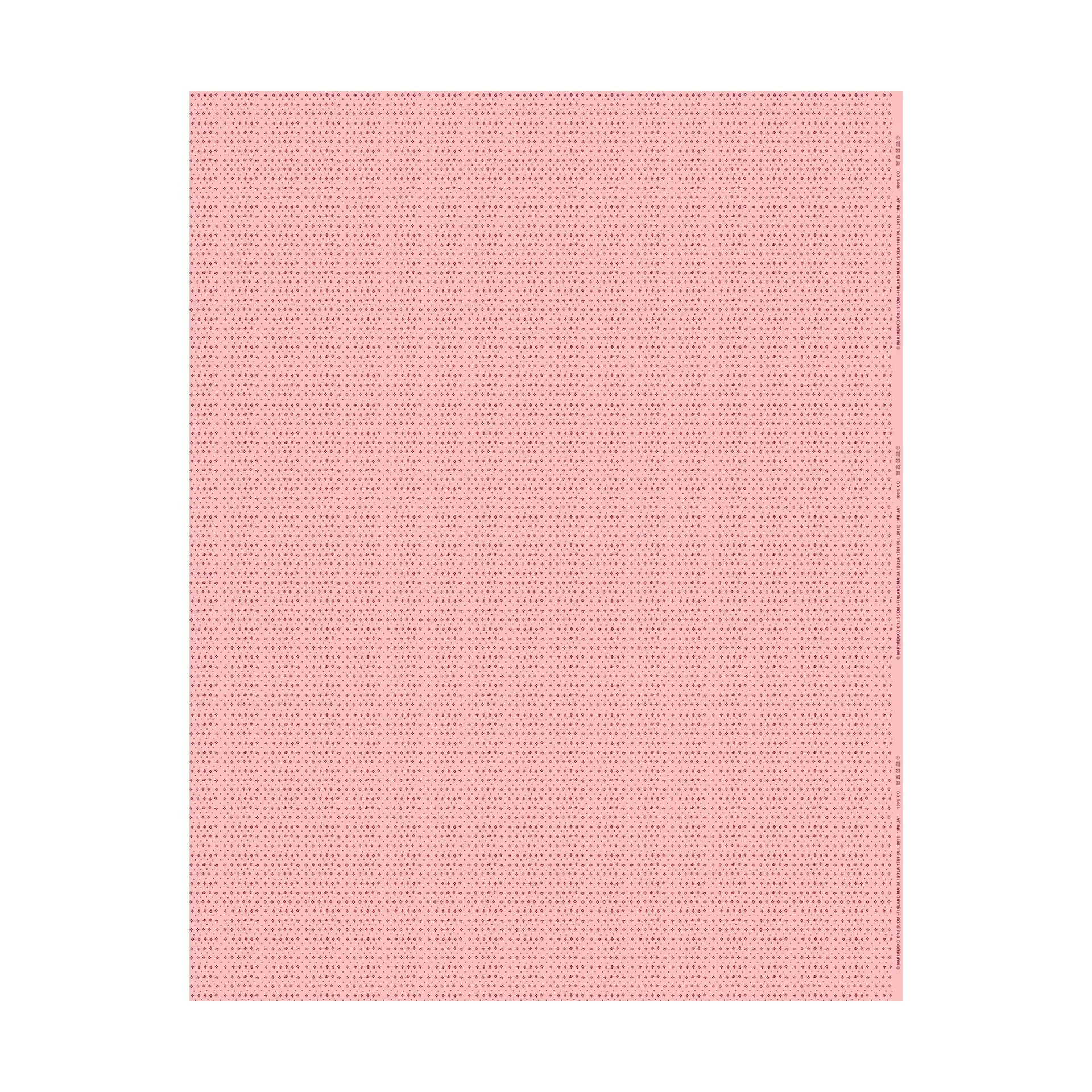 Muija fabric, Pink Marimekko