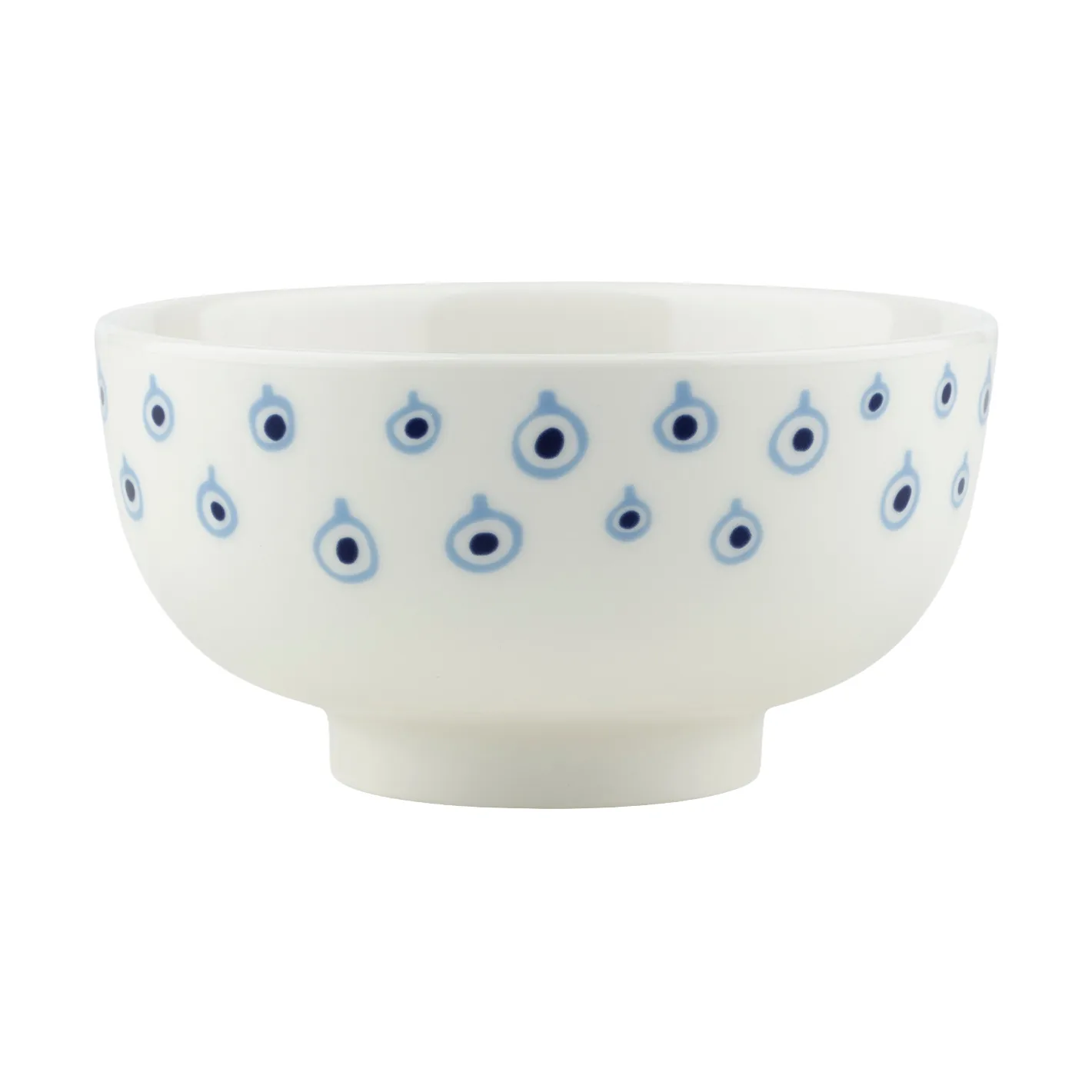 Musta Tamma bowl 300 ml, Off white-orange red-light blue Marimekko