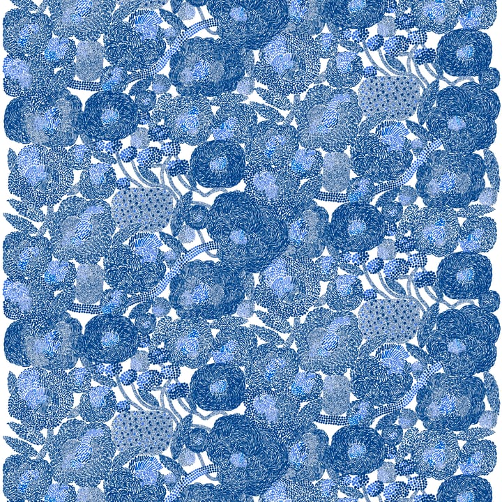 Mynsteri fabric - white-blue - Marimekko