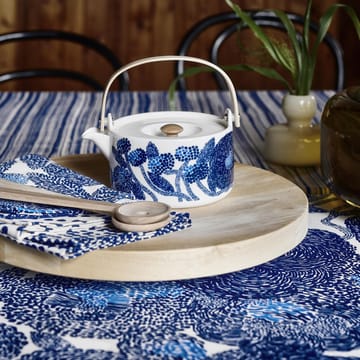Mynsteri fabric - white-blue - Marimekko