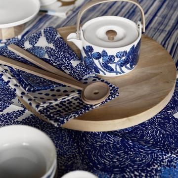 Mynsteri teapot - blue-white - Marimekko