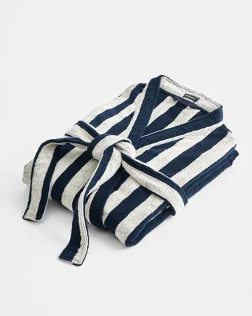 Nimikko bathrobe - Sand-dark blue, S/M - Marimekko