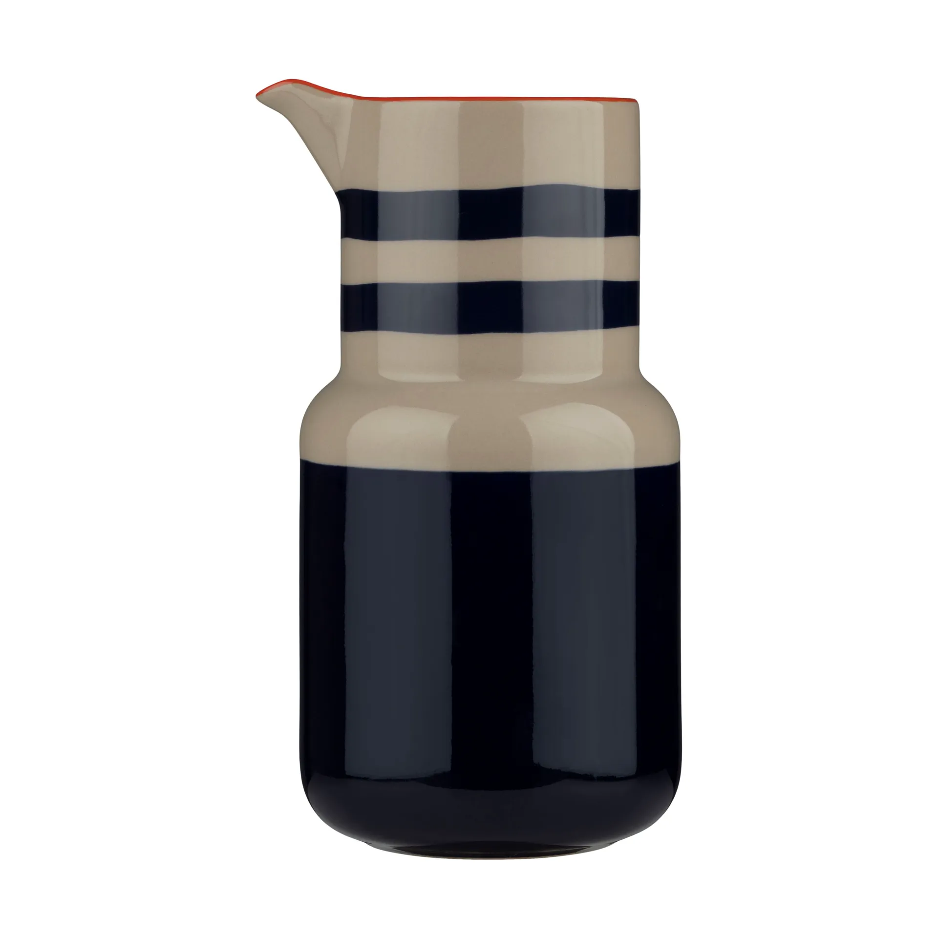 Oiva carafe 0,65 dl, Terra-cobalt-black Marimekko