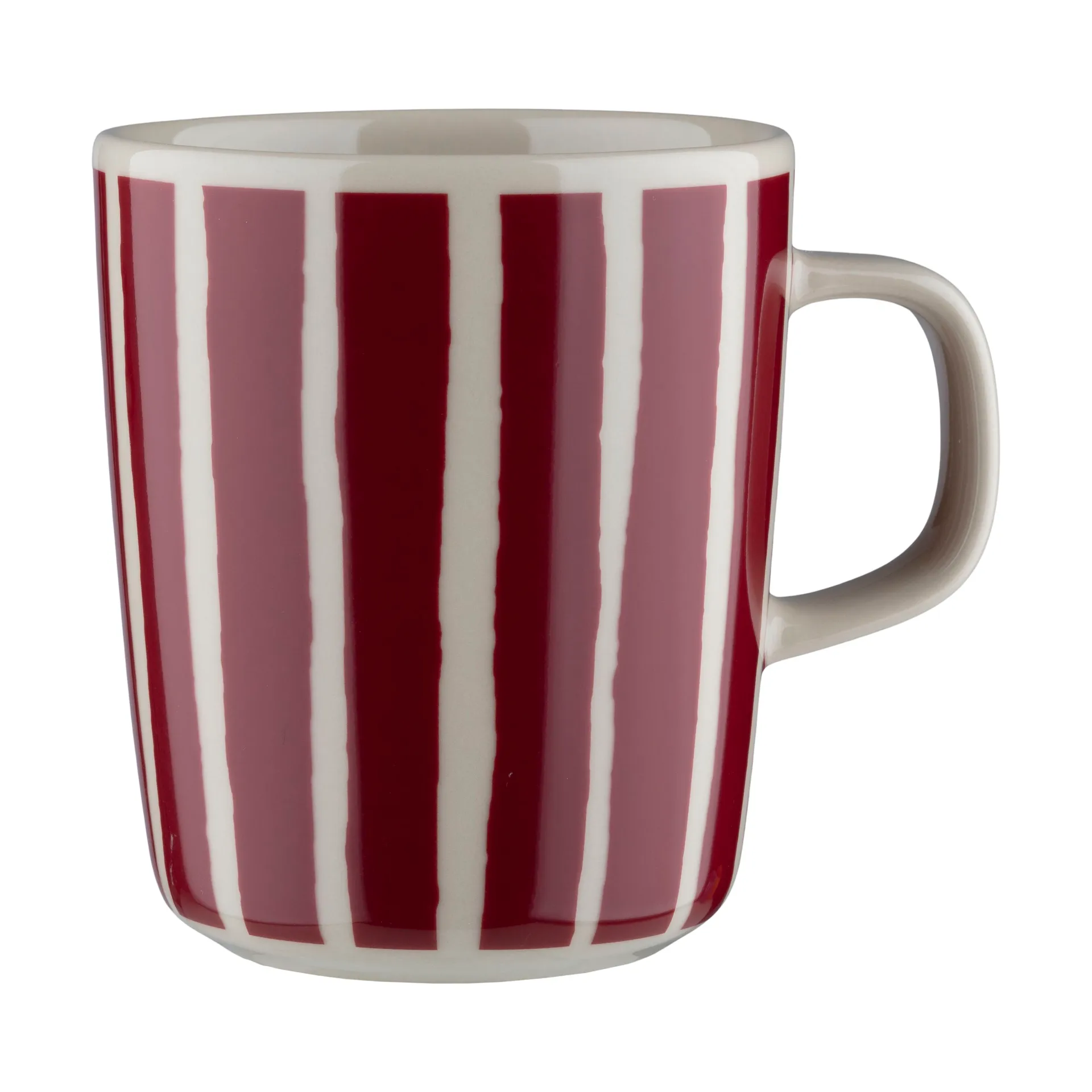 Oiva Piccolo mug 25 cl, Burgundy Marimekko