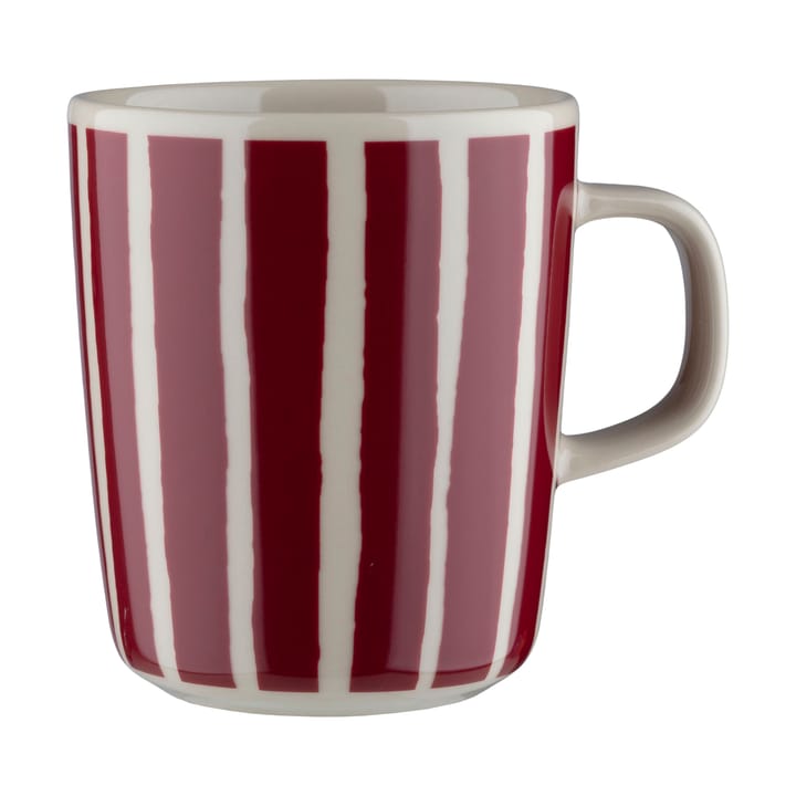 Oiva Piccolo mug 25 cl - Burgundy - Marimekko