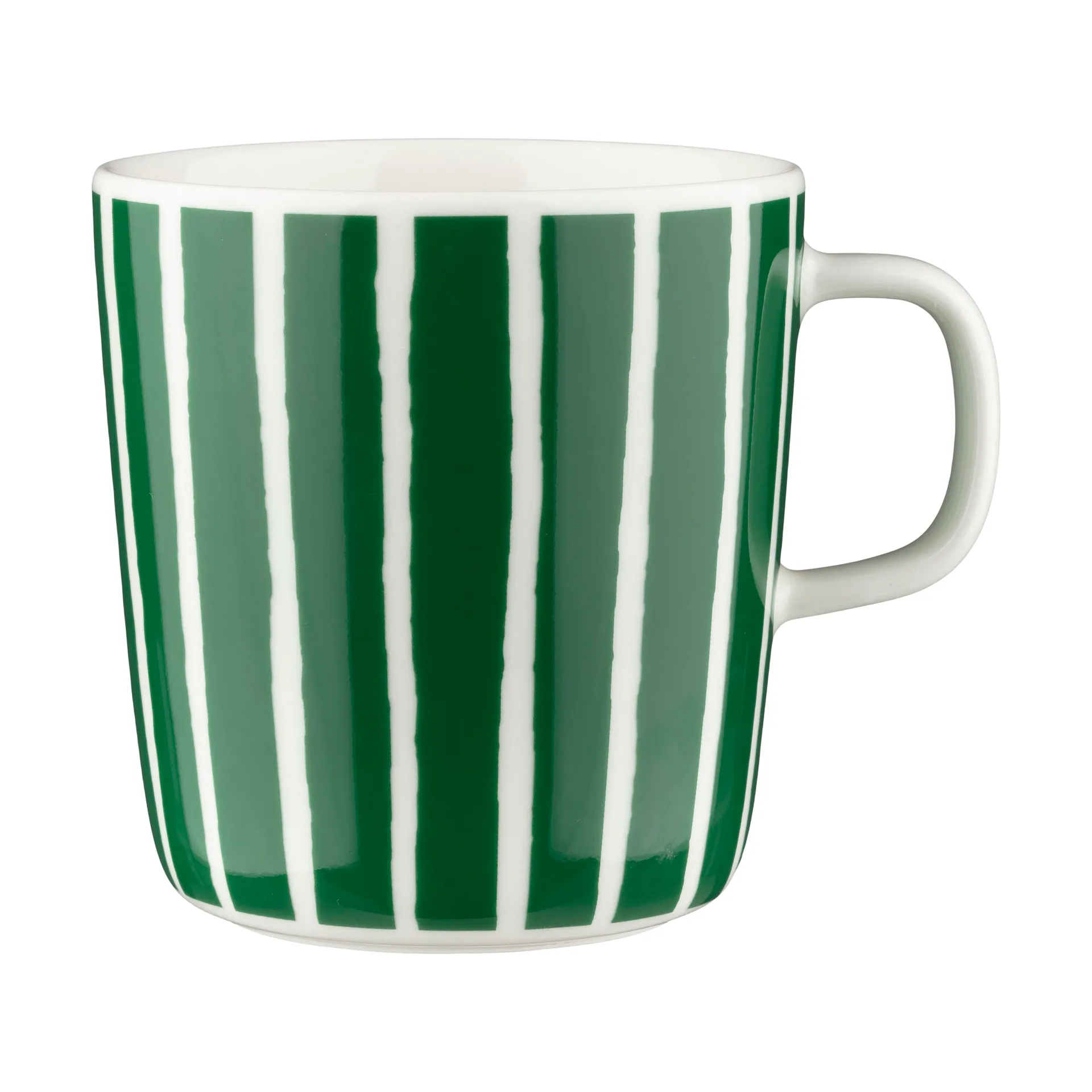 Oiva Piccolo mug 40 cl, Green-White Marimekko