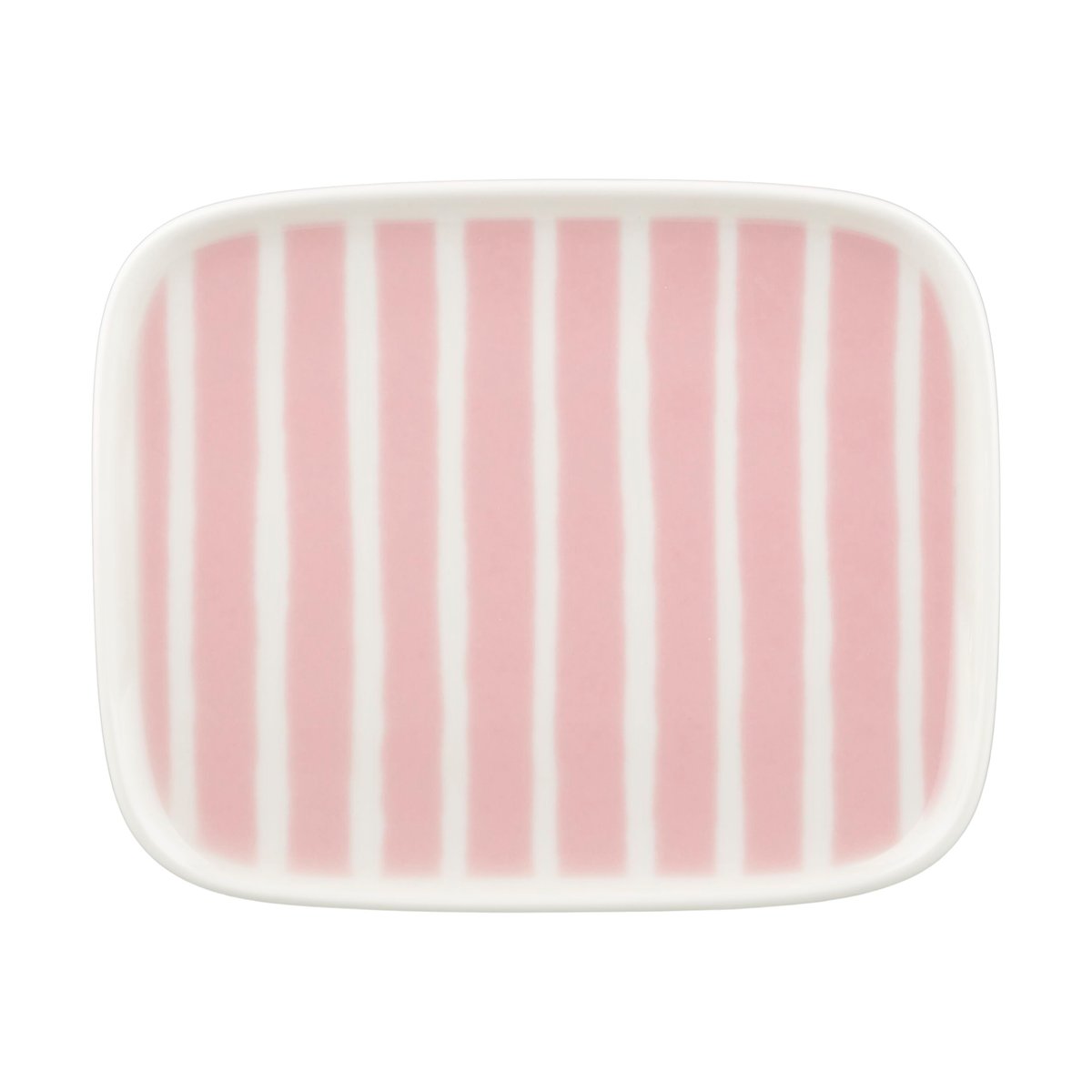 Marimekko Oiva Piccolo plate 12x15 cm Pink | Scandinavian Design | Dinner plates | Pink