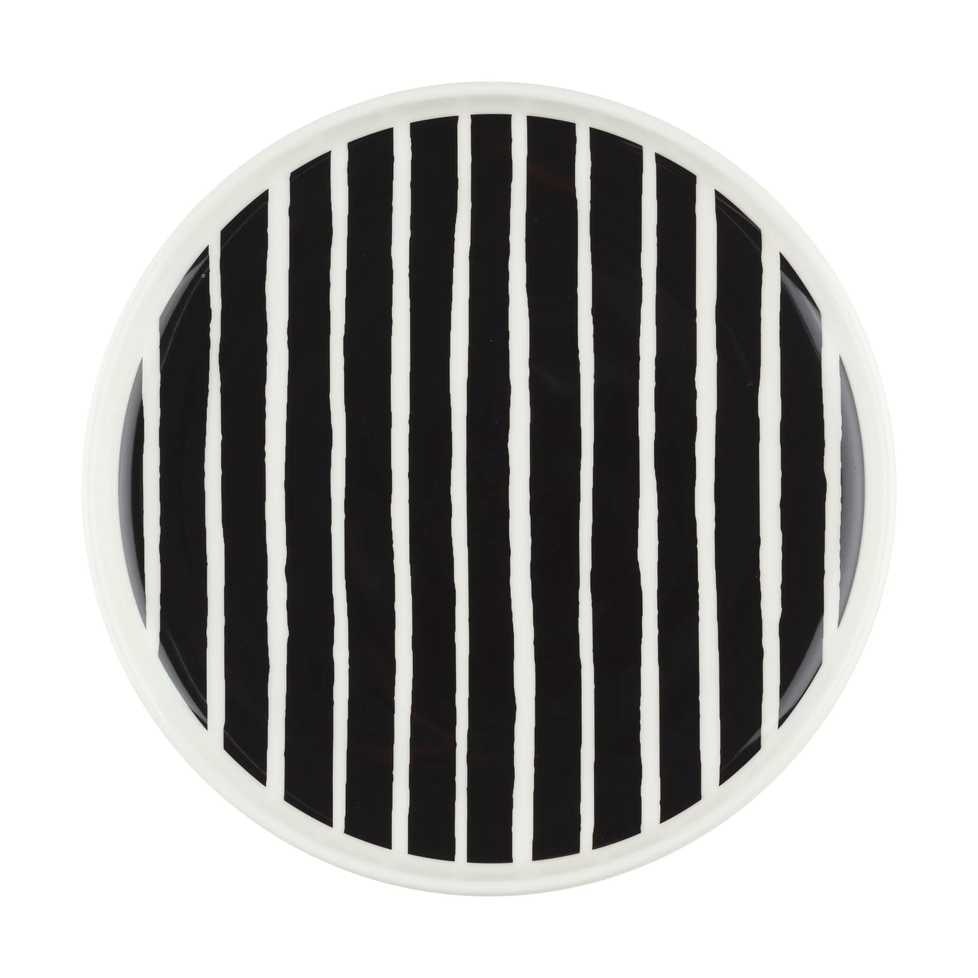Oiva Piccolo plate Ø20 cm, White-black Marimekko