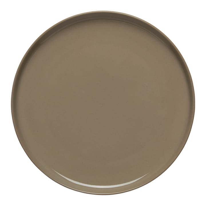 Oiva plate Ø20 cm - brown - Marimekko