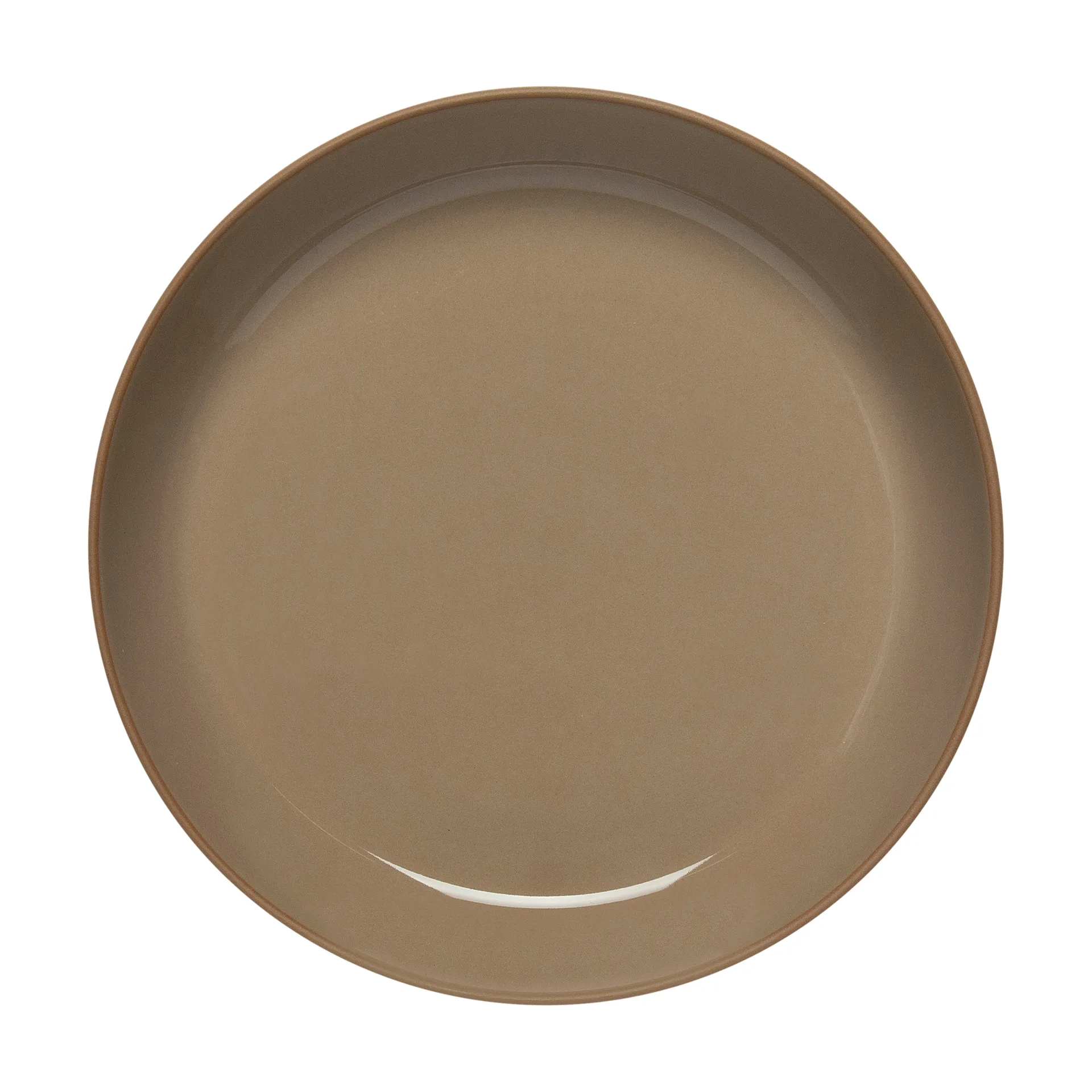 Oiva plate 20.5 cm, brown Marimekko