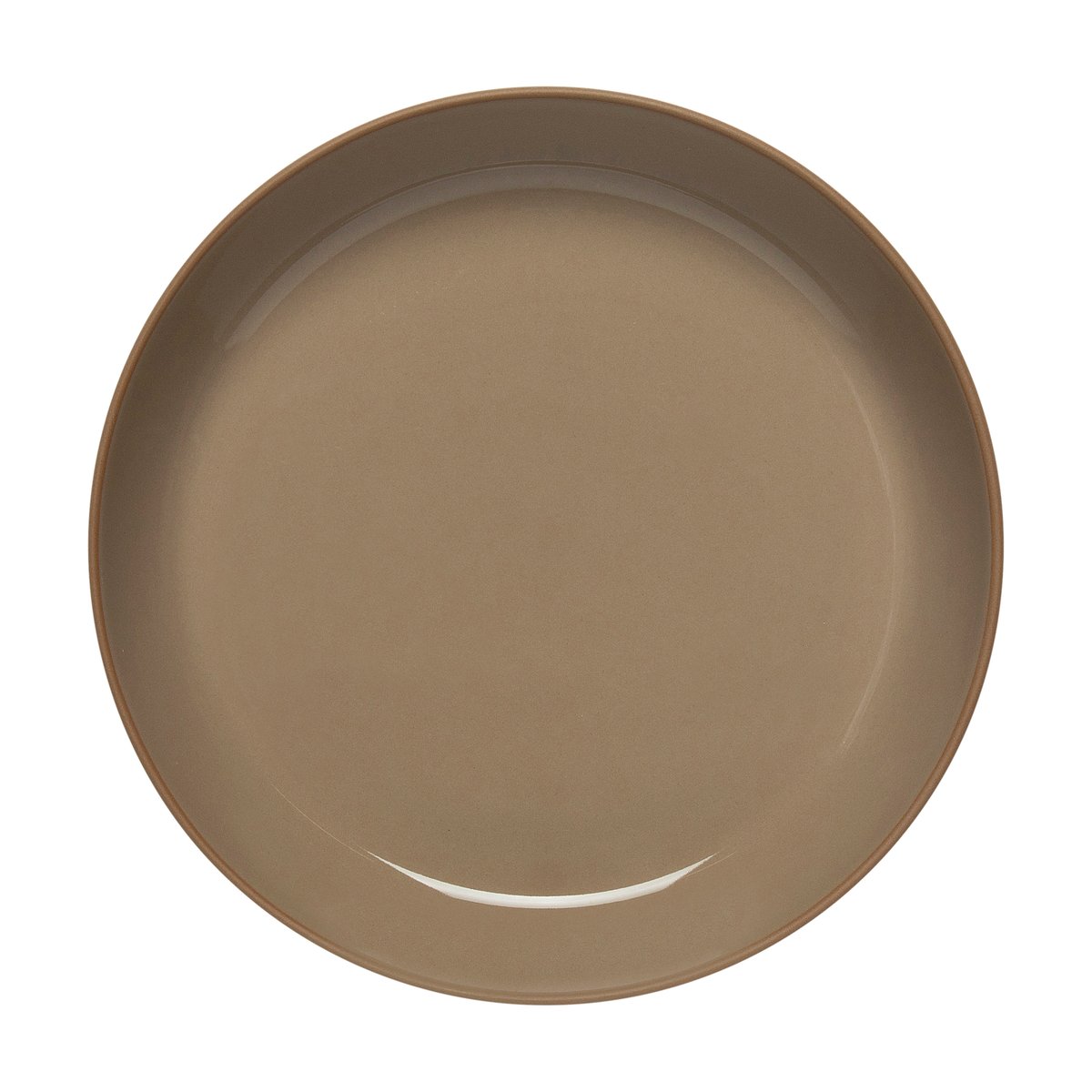 Marimekko Oiva plate 20.5 cm brown | Scandinavian Design | Dinner plates | Brown