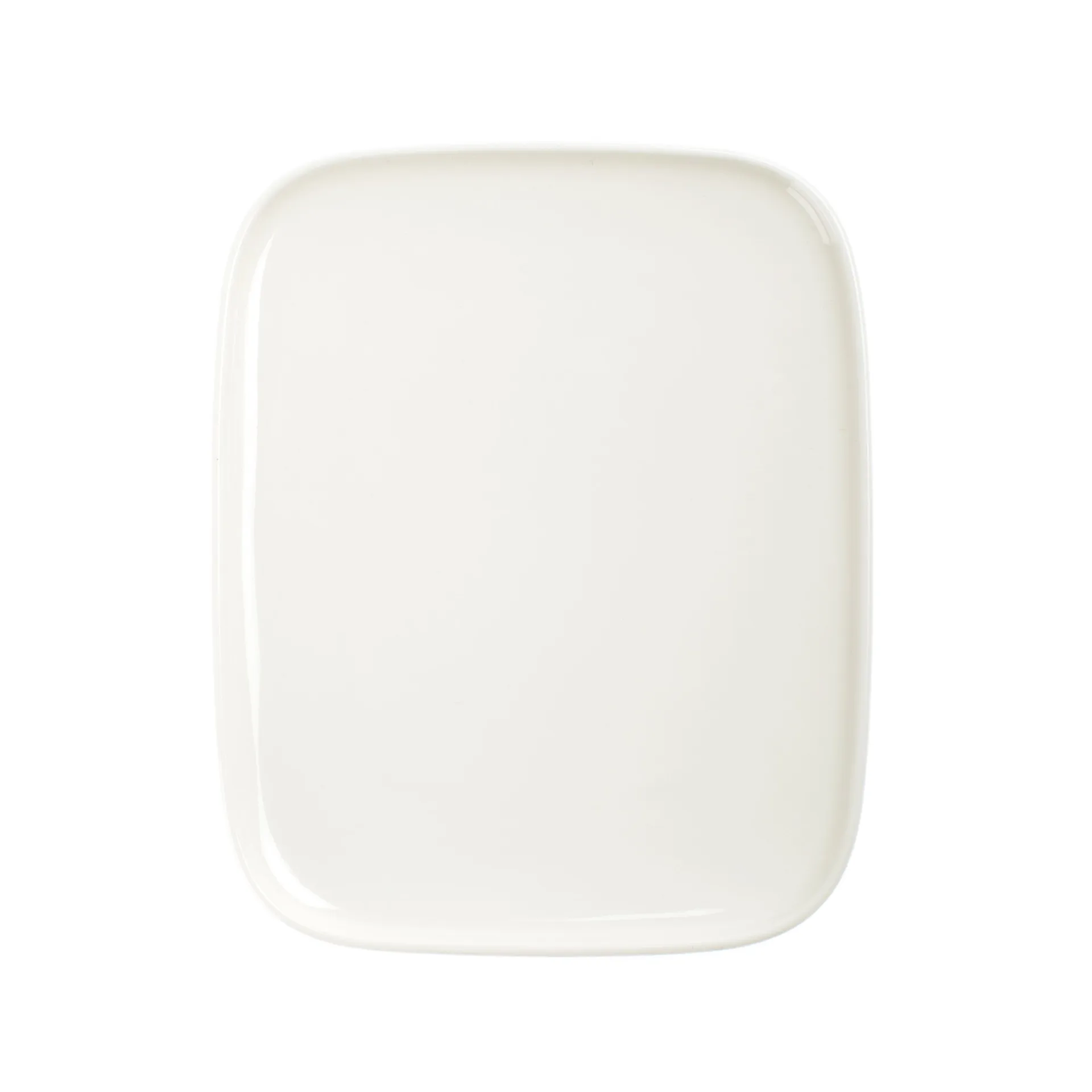 Oiva plate small 15x12 cm, white Marimekko