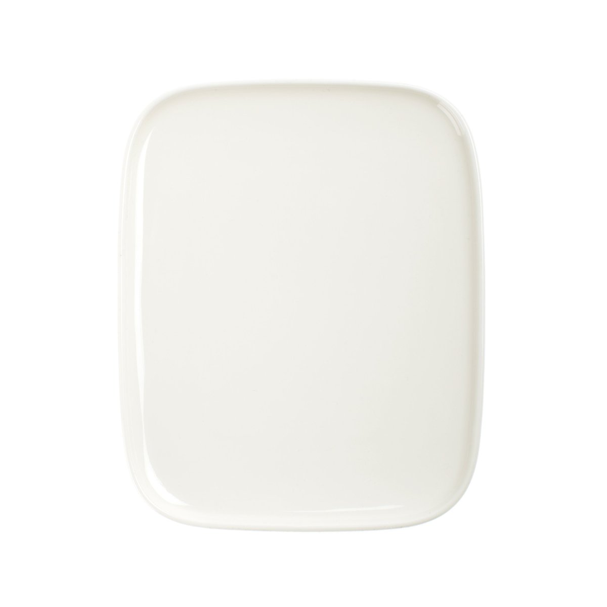 Marimekko Oiva plate small 15x12 cm white | Scandinavian Design | Serving platters & dishes | White