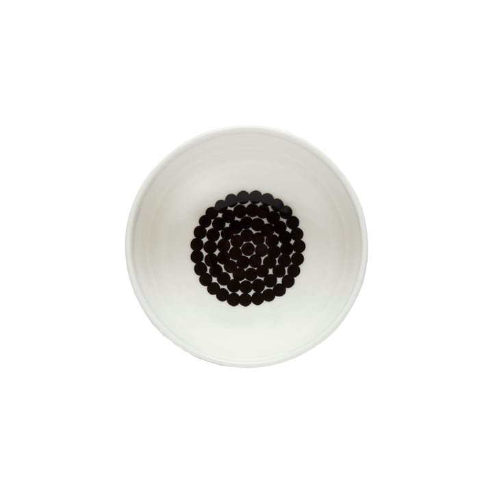 Oiva Räsymatto bowl 3 dl - black and white - Marimekko