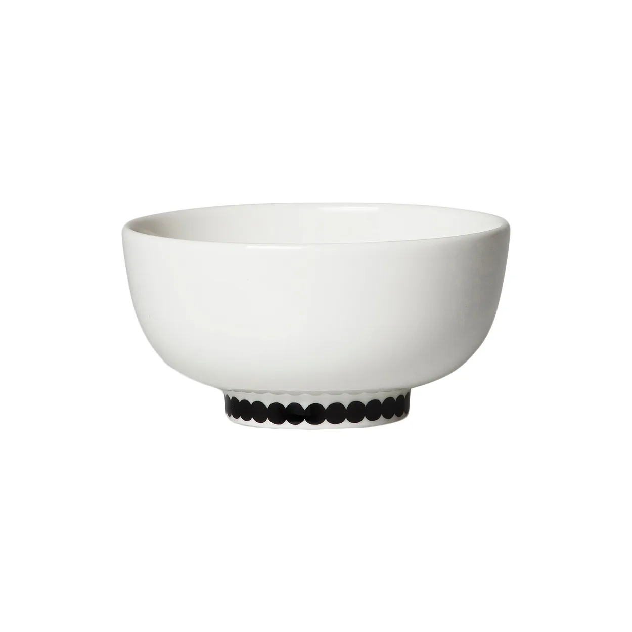 Marimekko Oiva Räsymatto bowl 3 dl black and white | Scandinavian Design | Breakfast bowls | Black