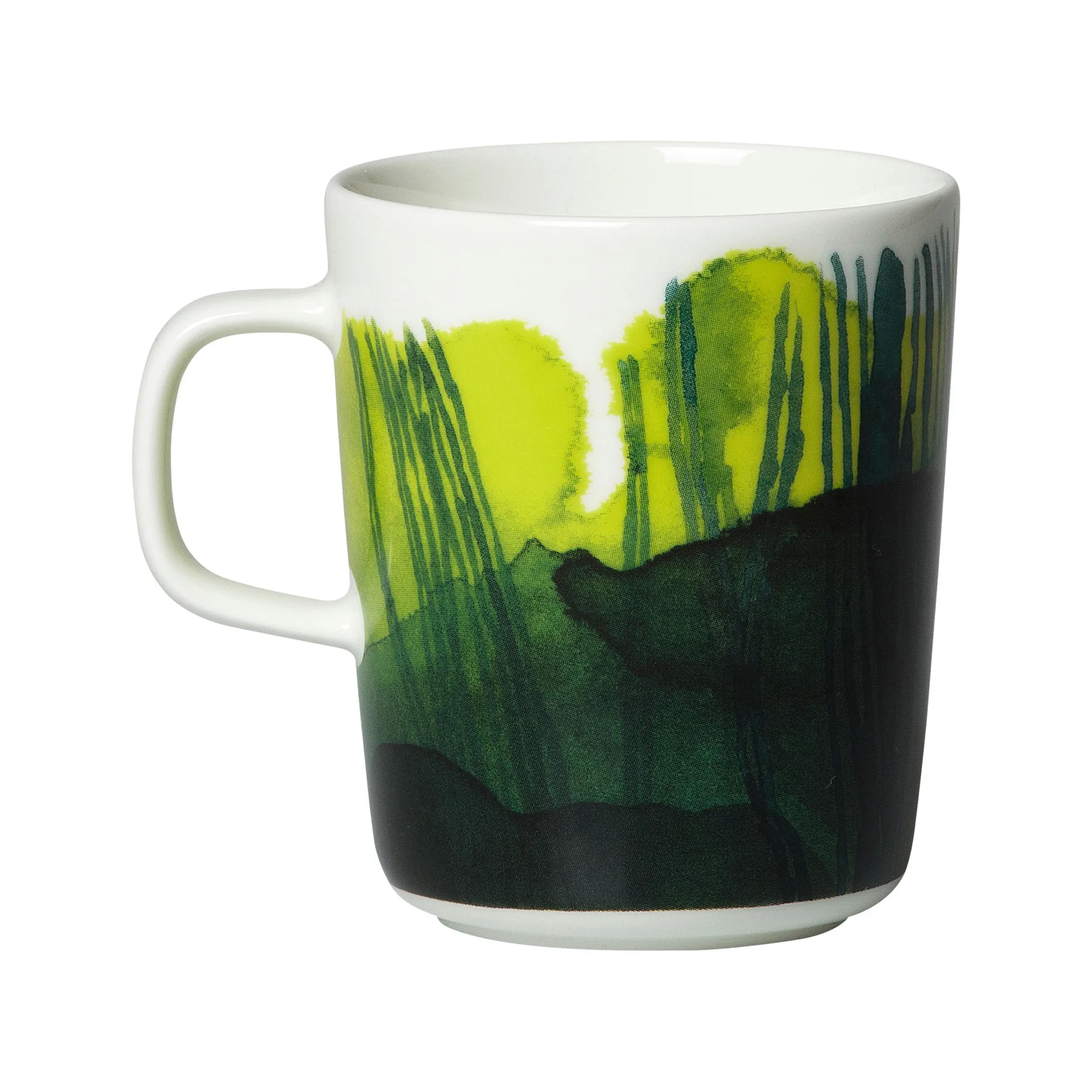 Oiva Sääpäiväkirja mug 25 cl, White-green Marimekko