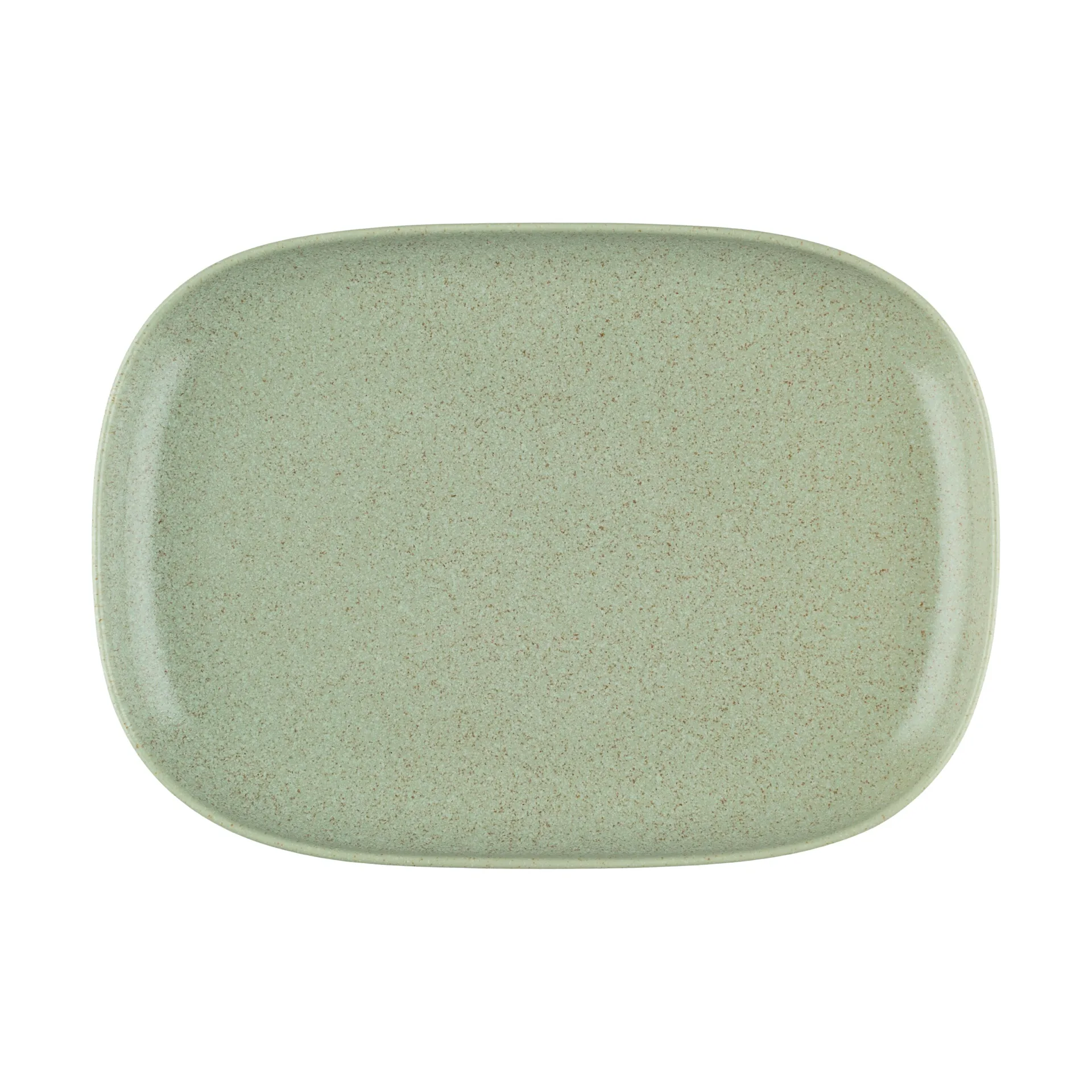 Oiva serving platter 18x25 cm, Sage Marimekko