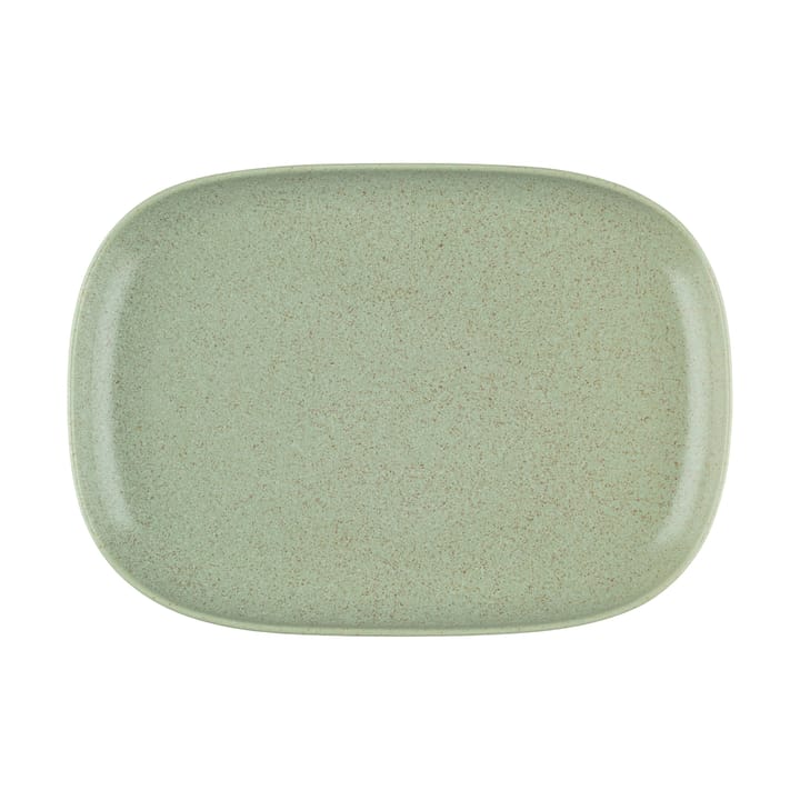 Oiva serving platter 18x25 cm - Sage - Marimekko