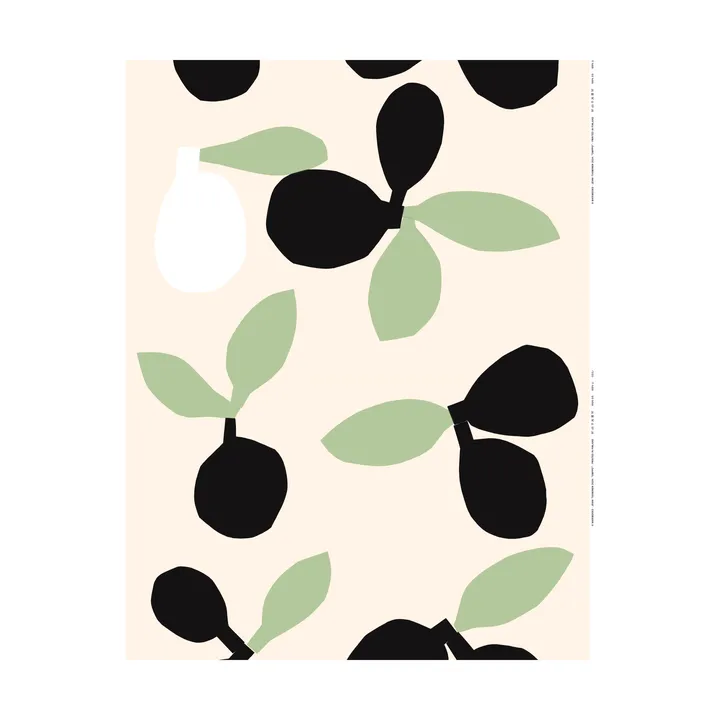 Omppo fabric - Green, cotton - Marimekko