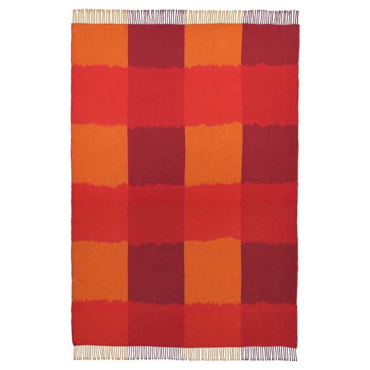 Ostjakki throw 120x185 cm - red-orange-brown - Marimekko