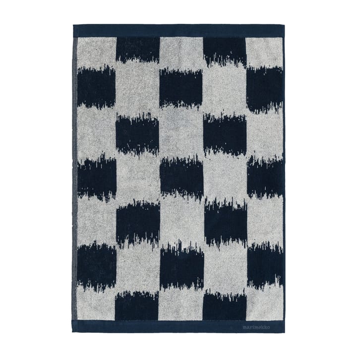 Ostjakki towel dark blue-off white, 50x70 cm Marimekko