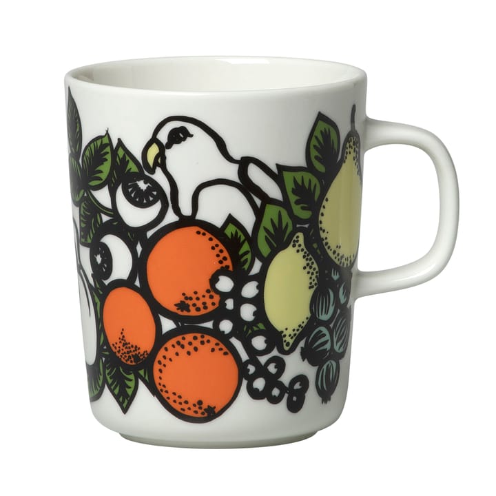 Pala Taivaseta mug 25 cl - white-orange-yellow - Marimekko