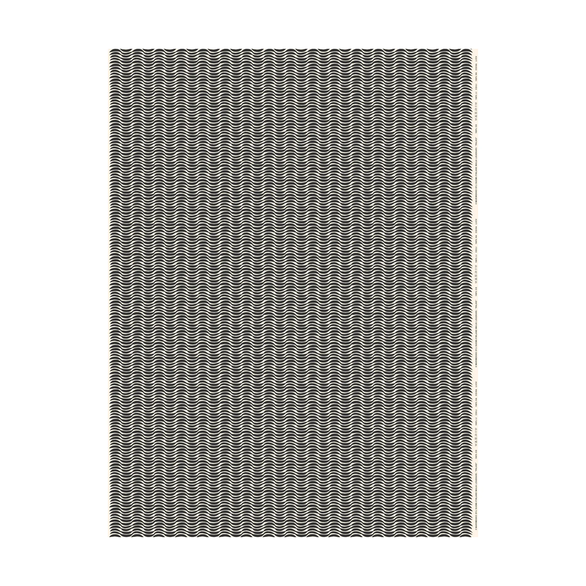 Palko cotton fabric, Cotton-coal Marimekko