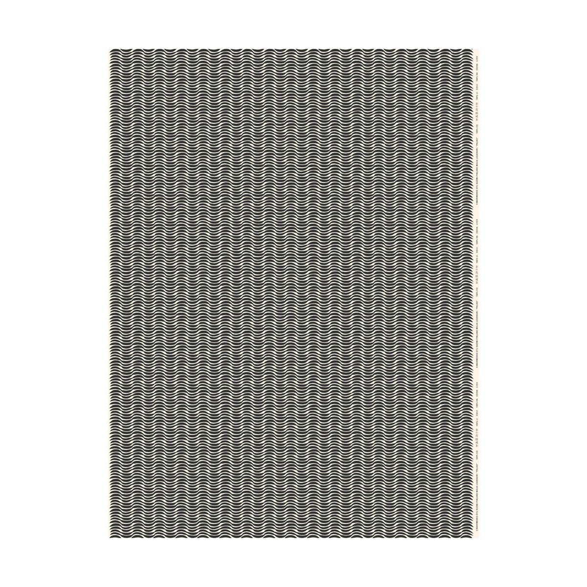Marimekko Palko cotton fabric Cotton-coal | Scandinavian Design | Fabric by the metre | White