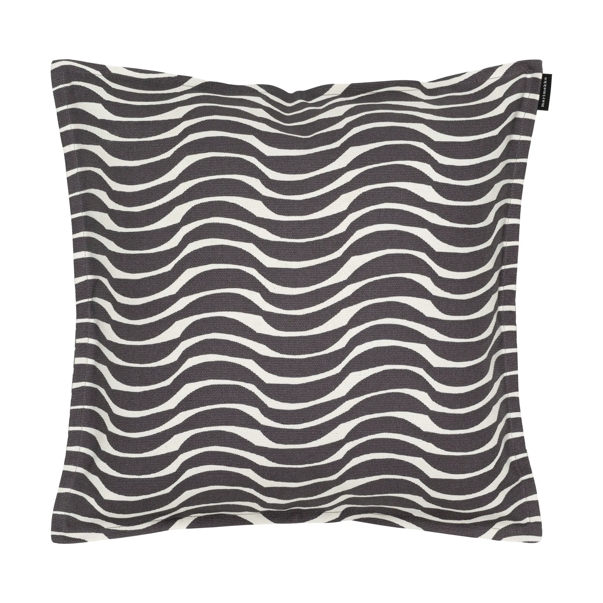 Palko cushion cover 40x40 cm, Linen-charcoal Marimekko
