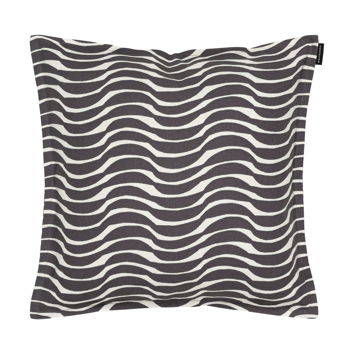 Marimekko Palko cushion cover 40x40 cm Linen-charcoal