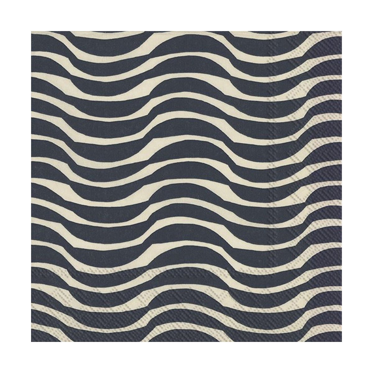 Marimekko Palko napkin 33x33 cm 20-pack Cream blue | Scandinavian Design | Paper napkins | White