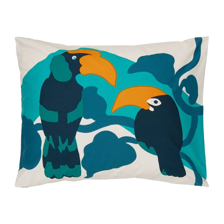 Pepe pillowcase 50x60 cm - Beige-turquoise-blue - Marimekko
